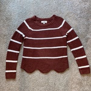 PINQUE Women’s Striped Sweater Size Medium